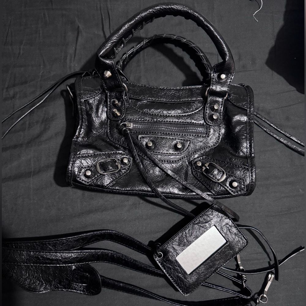 Balenci Black City Bag